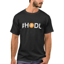 #HODL Bitcoin (BTC) T-shirt noir