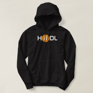Hodl Bitcoin Logo Symbol Hold Crypto Coin Hoodie