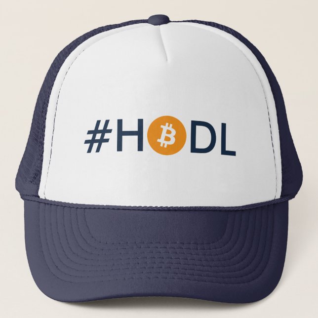 #HODL Bitcoin Trucker Hat (Front)