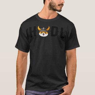 HODL Floki To The Moon Funny Floki Crypto Cryptocu T-Shirt