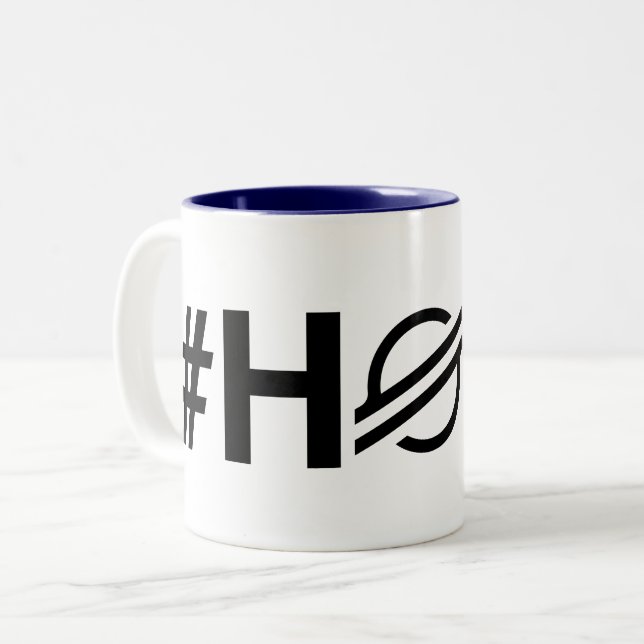 #HODL Stellar (XLM) Two-Tone Mug (Front Left)