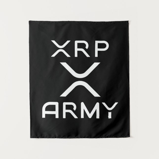 Hodl XRP - XRP Cryptocurrency - XRP Army Tapestry (Front)