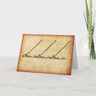 Hoe, Hoe, Hoe Greeting Card