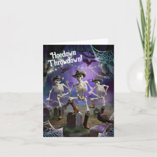 Hoedown Throwdown, Dancing Skeletons, Customizable Card