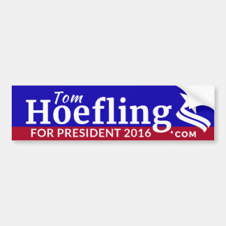 Hoefling for President bumper sticker