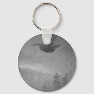 Hoestkveld by Theodor Severin Kittelsen Keychain