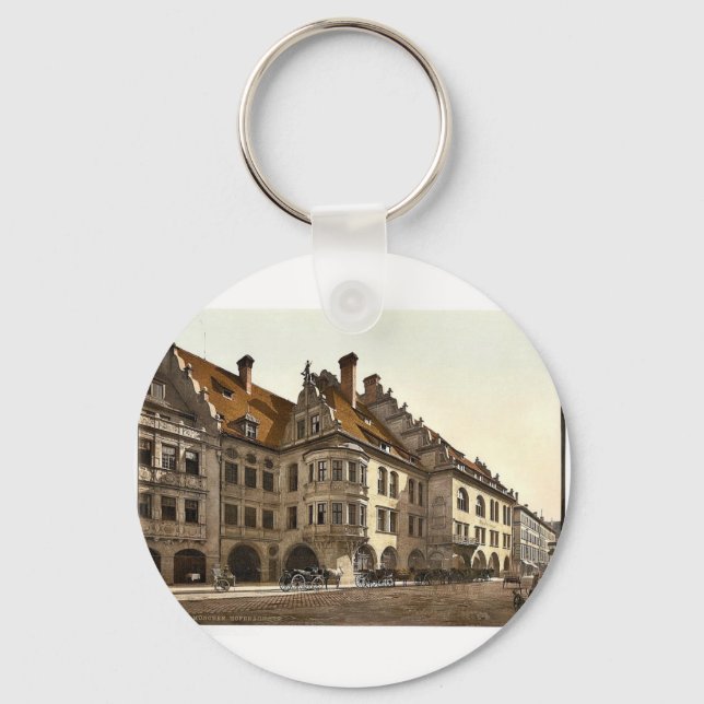 Hofbrauhaus, Munich, Bavaria, Germany classic Phot Keychain (Front)