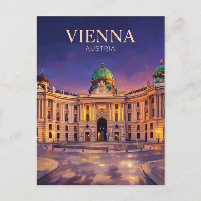 Hofburg Palace Austria Postcard (Front)