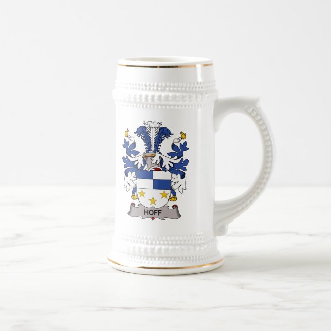 Hoff Family Crest Beer Stein (Right)