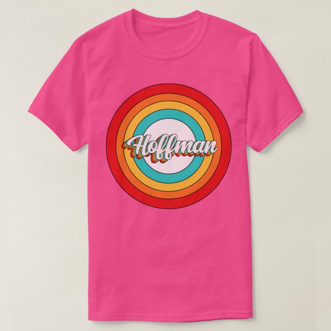 Hoffman Name Shirt Vintage Hoffman Circle (Design Front)