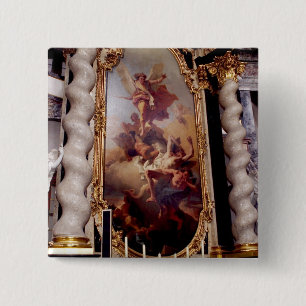 Hofkirche Chapel in the Residenz Palace, 2 Inch Square Button