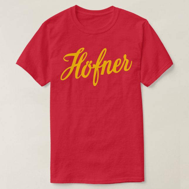 Hofner 1 T-Shirt (Design Front)