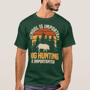 Hog Hunting Boar Feral Pig Hunter Huntsman Premium T-Shirt
