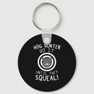 Hog Hunting Keychain