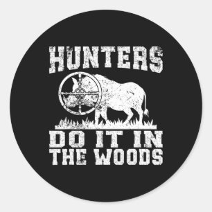 Hog Hunting Wild Hog Boar Feral Pig Hunter Huntsma Classic Round Sticker