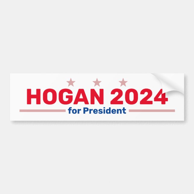 Hogan 2024 bumper sticker (Front)