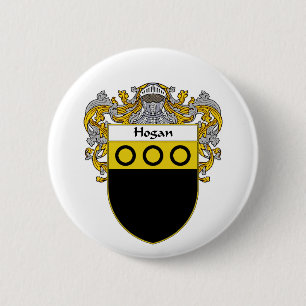 Hogan Coat of Arms (Mantled) 2 Inch Round Button