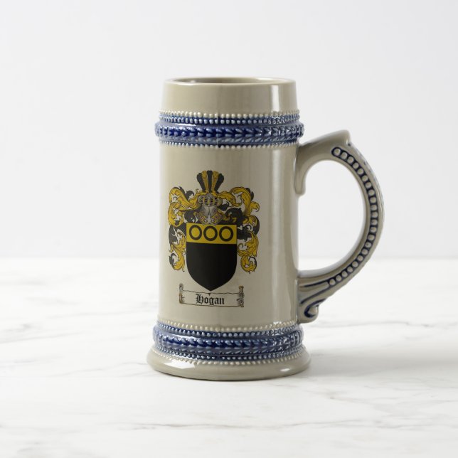 Hogan Coat of Arms Stein / Hogan Crest Stein (Right)