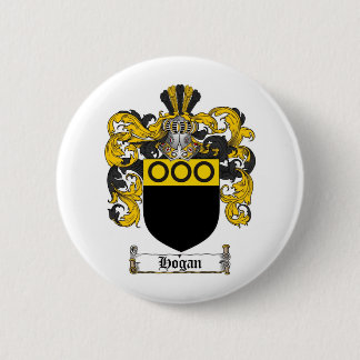 HOGAN FAMILY CREST - HOGAN COAT OF ARMS 2 INCH ROUND BUTTON