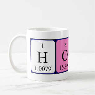Hogan periodic table name mug