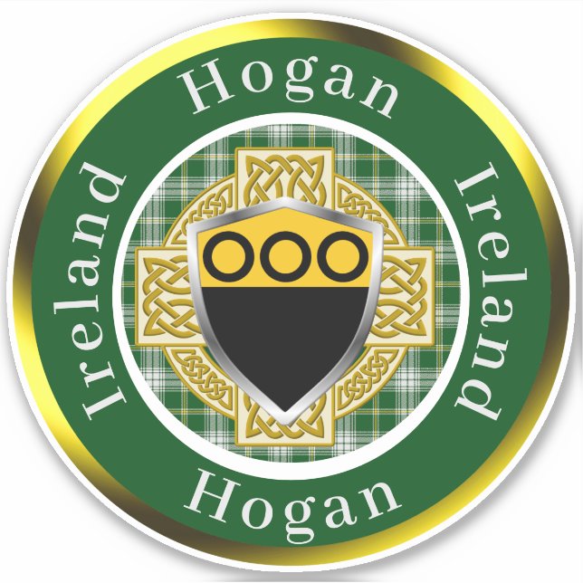 Hogan Shield & Celtic Cross Personalized (Front)