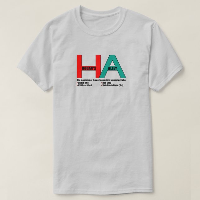 "Hogan's Alley" Certification Shirt (Design Front)