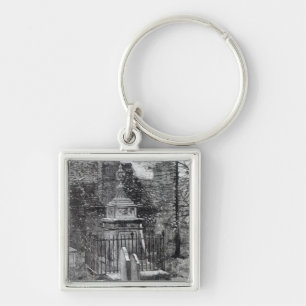 Hogarth's tomb in Chiswick Churchyard Keychain