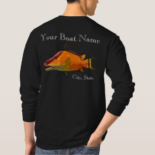 Hogfish Snapper Shirt with Your Boat Name
