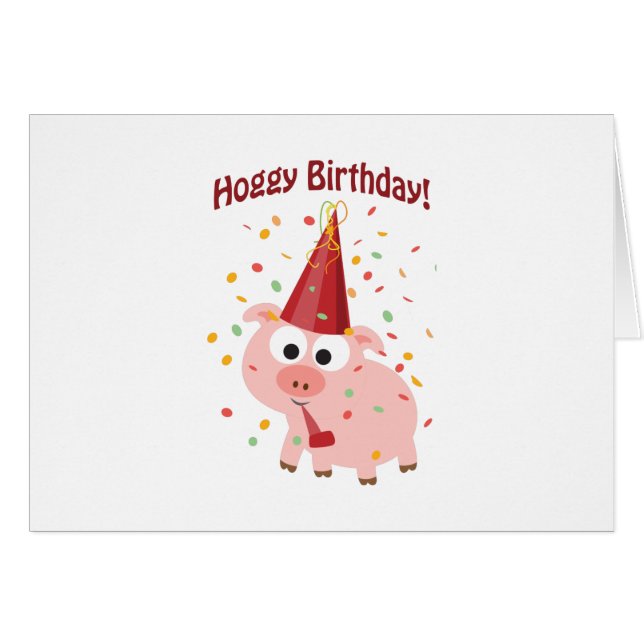 Hoggy Birthday! (Front Horizontal)