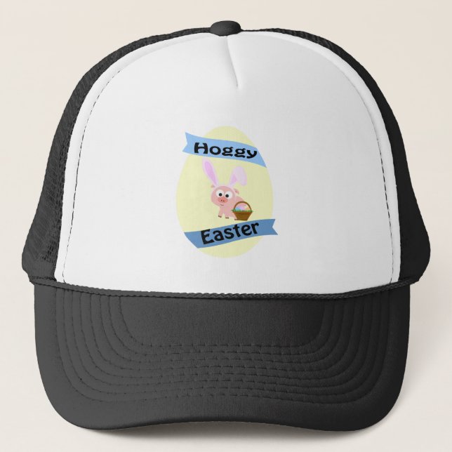 Hoggy Easter! Trucker Hat (Front)