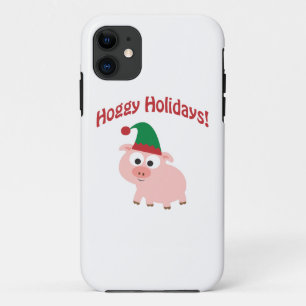 Hoggy Holidays! Elf Pig iPhone 11 Case