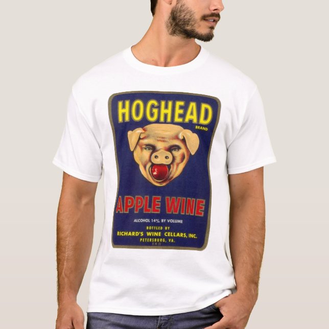 Hoghead Apple Wine T-Shirt (Front)