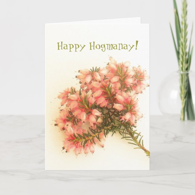Hogmanay heureux ! Carte (Devant)