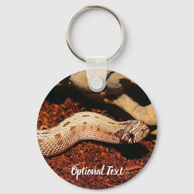Hognose Pet Snake Keychain (Front)