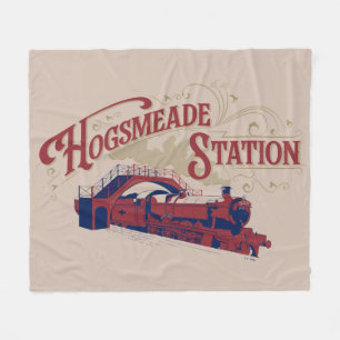 HOGSMEADE Station Vintage Graphic Fleece Blanket