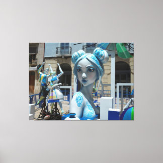 Hogueros de Alicante Sculpture Canvas Print