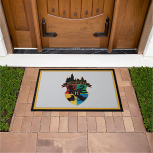 HOGWARTS™ Castle Crest House Pride Badge Doormat