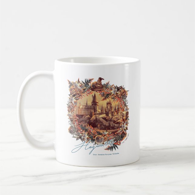HOGWARTS™ CASTLE Floral Graphic Coffee Mug (Left)