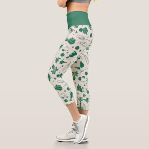 HOGWARTS™ Class Club Pattern Capri Leggings