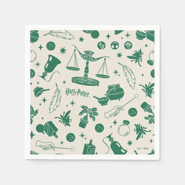 HOGWARTS™ Class Club Pattern Napkin (Front)