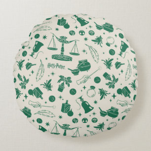 HOGWARTS™ Class Club Pattern Round Pillow