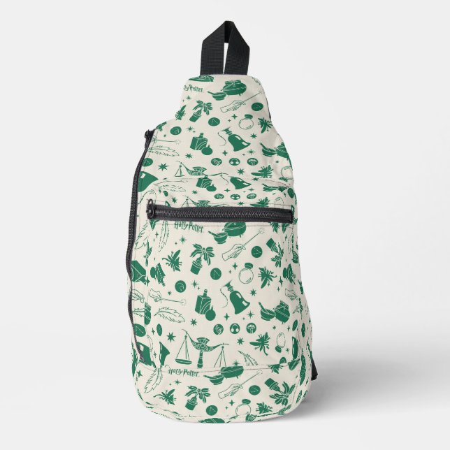 HOGWARTS™ Class Club Pattern Sling Bag (Front)