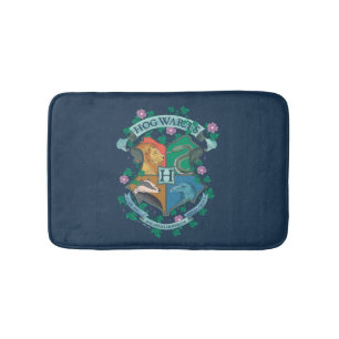 HOGWARTS™ Floral Crest Bath Mat