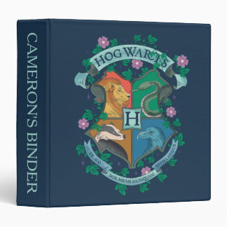 HOGWARTS™ Floral Crest Binder