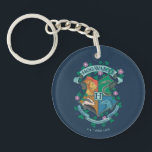 HOGWARTS™ Floral Crest Keychain<br><div class="desc">HARRY POTTER™ | Check out this floral HOGWARTS™ Crest illustration!</div>