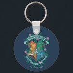HOGWARTS™ Floral Crest Keychain<br><div class="desc">HARRY POTTER™ | Check out this floral HOGWARTS™ Crest illustration!</div>