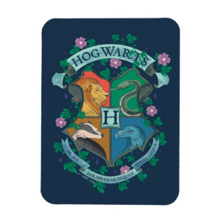 HOGWARTS™ Floral Crest Magnet