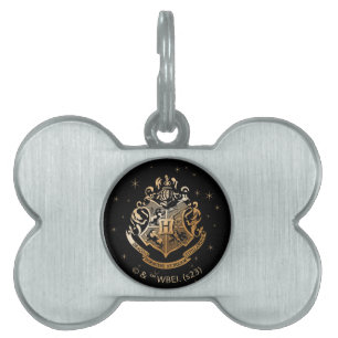 HOGWARTS™ Glistening Golden Crest Pet ID Tag