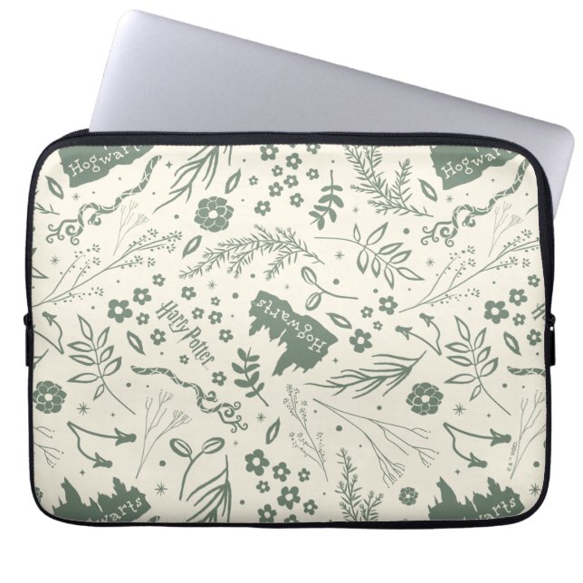 HOGWARTS™ Herbology Magic Pattern Laptop Sleeve (Front)