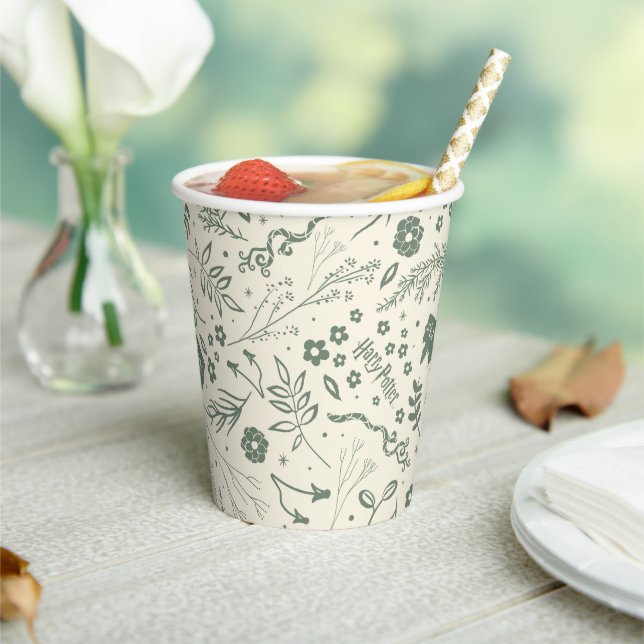 HOGWARTS™ Herbology Magic Pattern Paper Cups (Insitu)